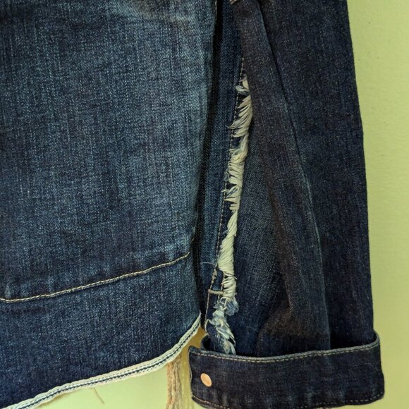 Marithe Francois Girbaud Jean Jacket (Large) Deconstructed Fashion - Picture 4 of 10